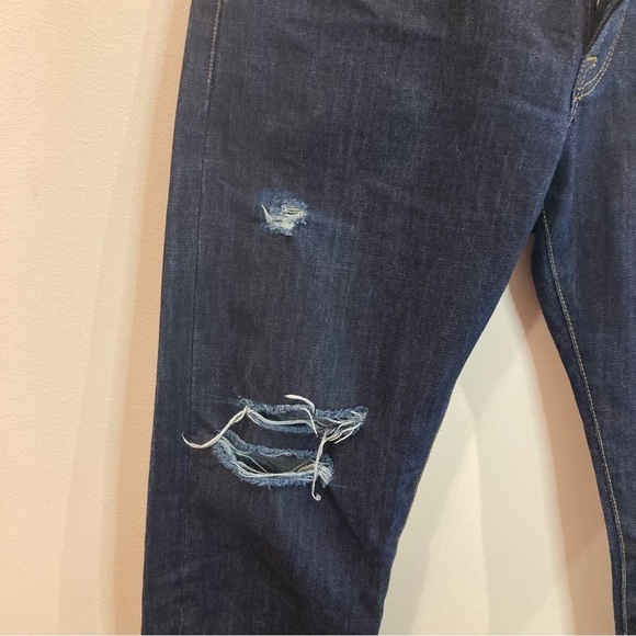LEVI’S 501 Sz 32 x 32 Selvedge Made in Japan Ripped Knee Button Fly Jeans PCL16B - Picture 3 of 13